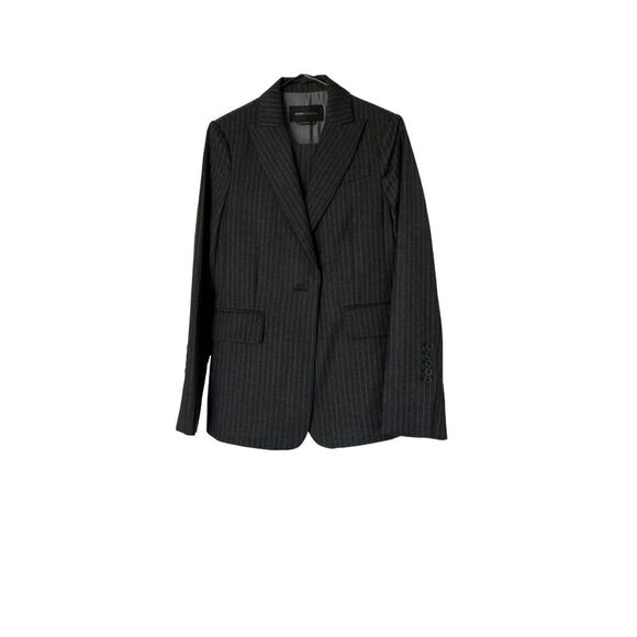 BcbgMaxAzria Grey Pinstripe Blazer - Picture 3 of 6